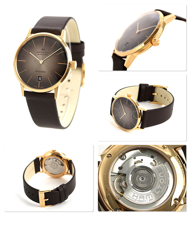 Hamilton H38465501 นาฬิกาผู้ชาย American Classic Intra-Matic Automatic Men's Watch