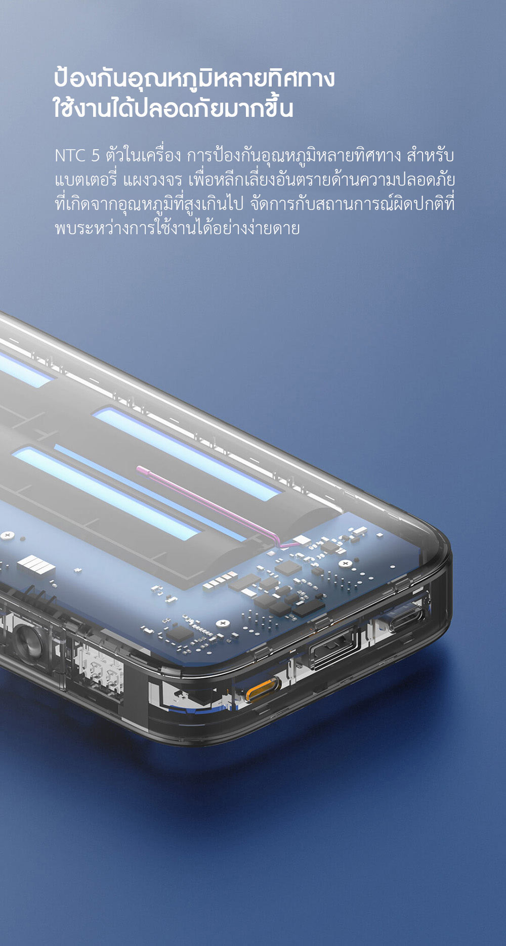 Zmi QB826 Power Bank 200W (25000mAh) - แบตสำรองแซดหมี่ QB826 200W 25000mAh