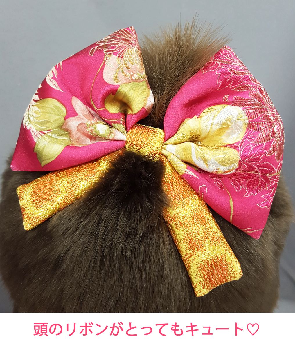 [PRE-ORDER] Monchhichi ตุ๊กตาม่อนชิชิจัง ชุดกิโมโน สีชมพู Size L H48 x W23 x D14 cm นำเข้าจากญี่ปุ่น 振袖モンチッチ Lサイズ 女の子 256358