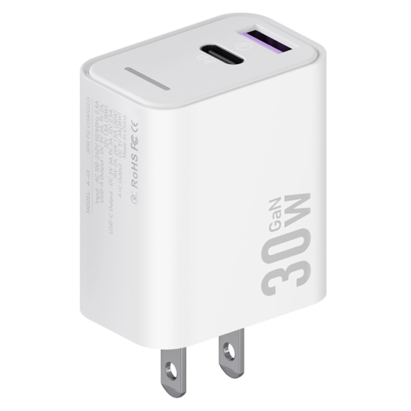 Enyx A4X 1USB/1PD หัวชาร์จแบบชาร์จด่วน 30W GAN Fast charge