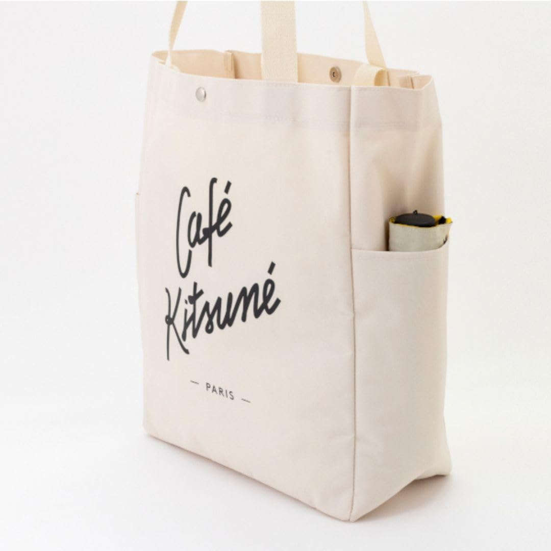 [PRE-ORDER] กระเป๋าผ้า คาเฟ่ คิทสึเนะ Café Kitsuné SPECIAL BOOK 2WAY TOTE BAG กระเป๋าสีขาว ใบใหญ่ นำเข้าจากญี่ปุ่น