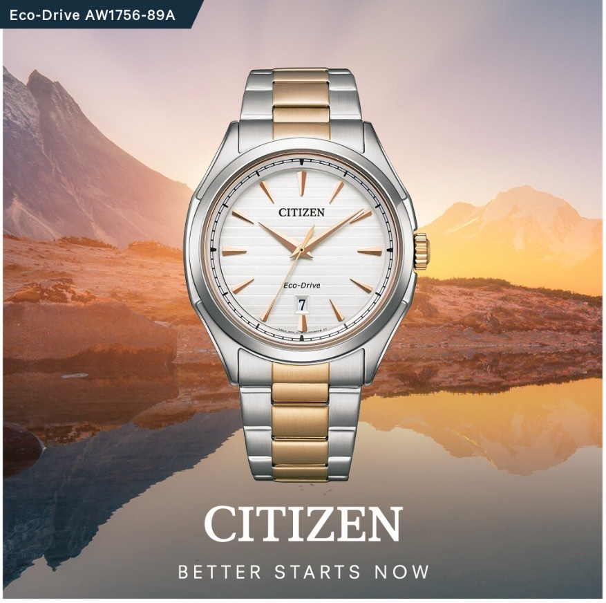 Citizen AW1756-89A นาฬิกาผู้ชาย Eco-Drive Men's Watch