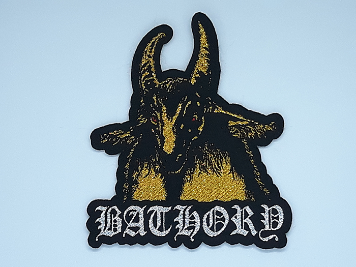 BATHORY 'Yellow Goat' Woven Patch อาร์มแบบทอ