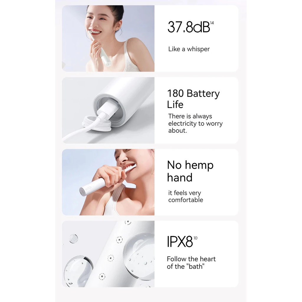 Xiaomi SOOCAS X3S Sonic Electronic Toothbrush - แปรงสีฟันไฟฟ้า SOOCAS X3S