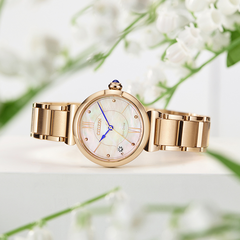 Citizen EM1073-85Y นาฬิกาผู้หญิง Eco-Drive Citizen L Rose Gold Women's Watch