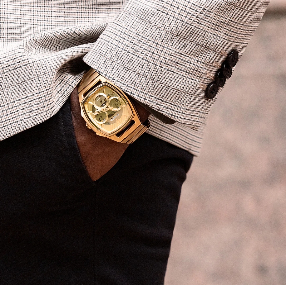 Bulova 97A160 นาฬิาผู้ชาย CURV Chronograph Quartz Men's Watch