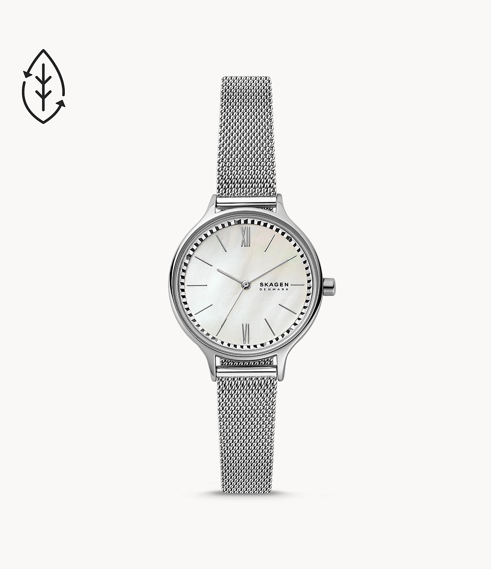 Skagen SKW2966 นาฬิกาผู้หญิง Anita Lille Silver-Tone Quartz Women's Watch