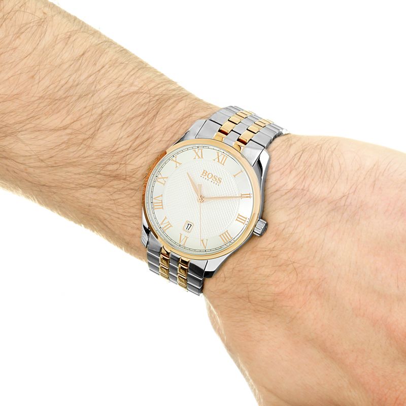 Hugo Boss 1513738 นาฬิกาผู้ชาย Master Quartz Men's Watch