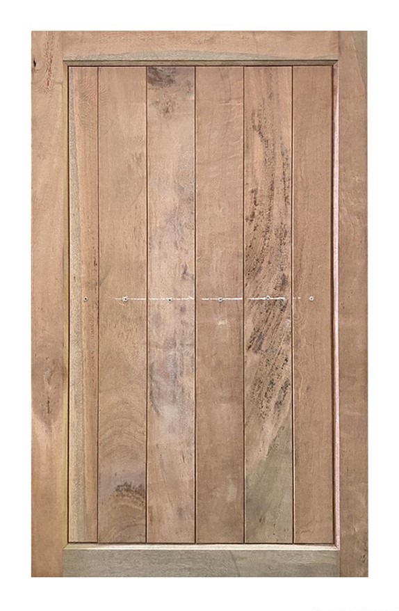 หน้าต่างไม้เนื้อแข็ง สายฝน ขนาด 50 x 100 ซม.ขอบ 3 นิ้ว หน้าต่างบานทึบ 3 KP รุ่น KP334