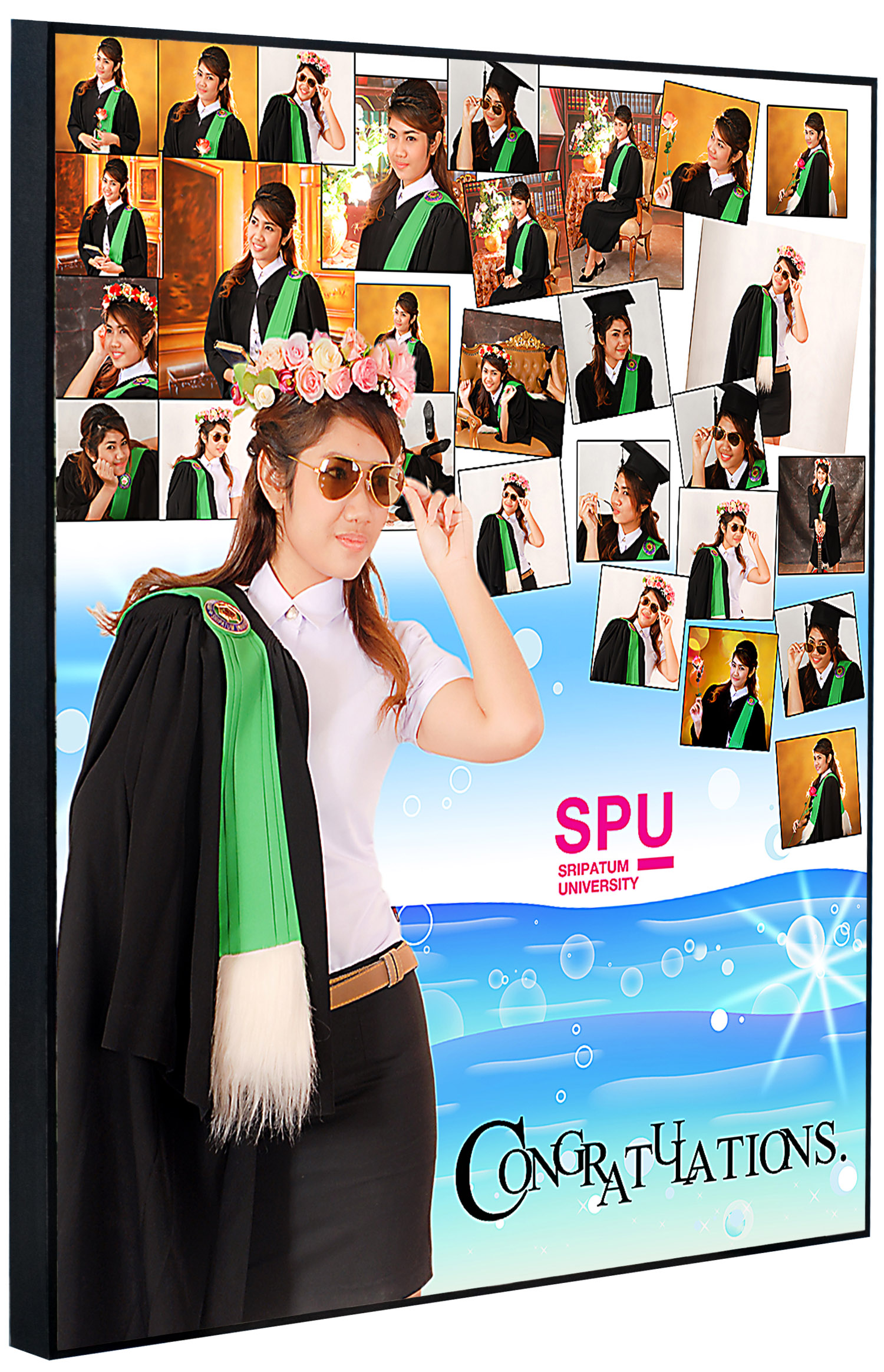 รวมรูป 12x16 นิ้ว กรอบลอยด้าน