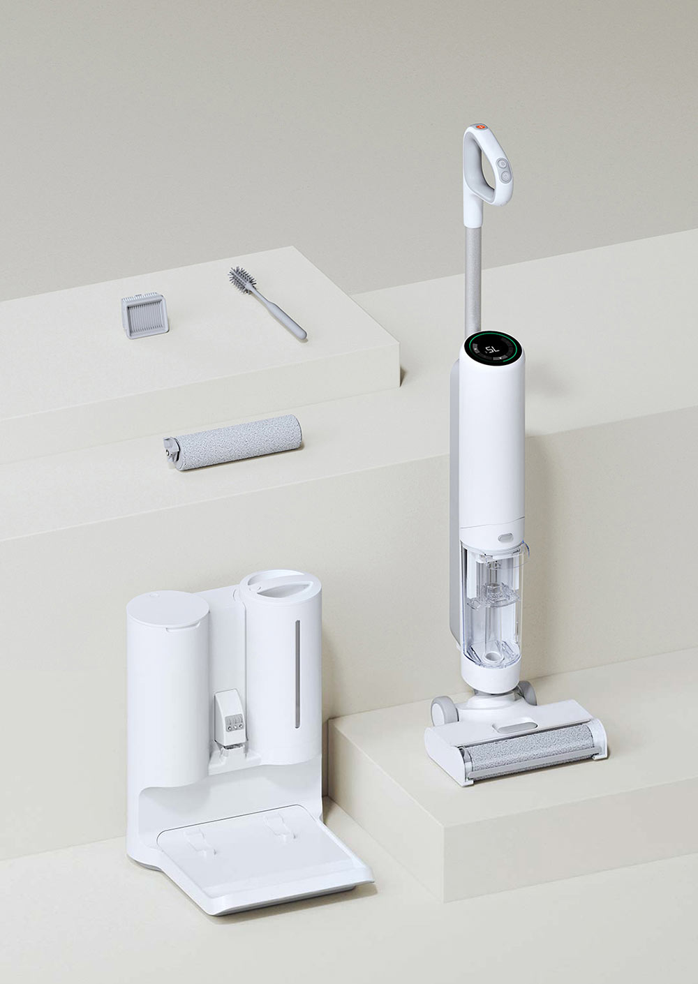 Xiaomi High Temperature Wireless Floor Scrubber - ไม้ขัดพื้นแบบร้อนไร้สายเสี่ยวหมี่ (แถมหัวแปลง)