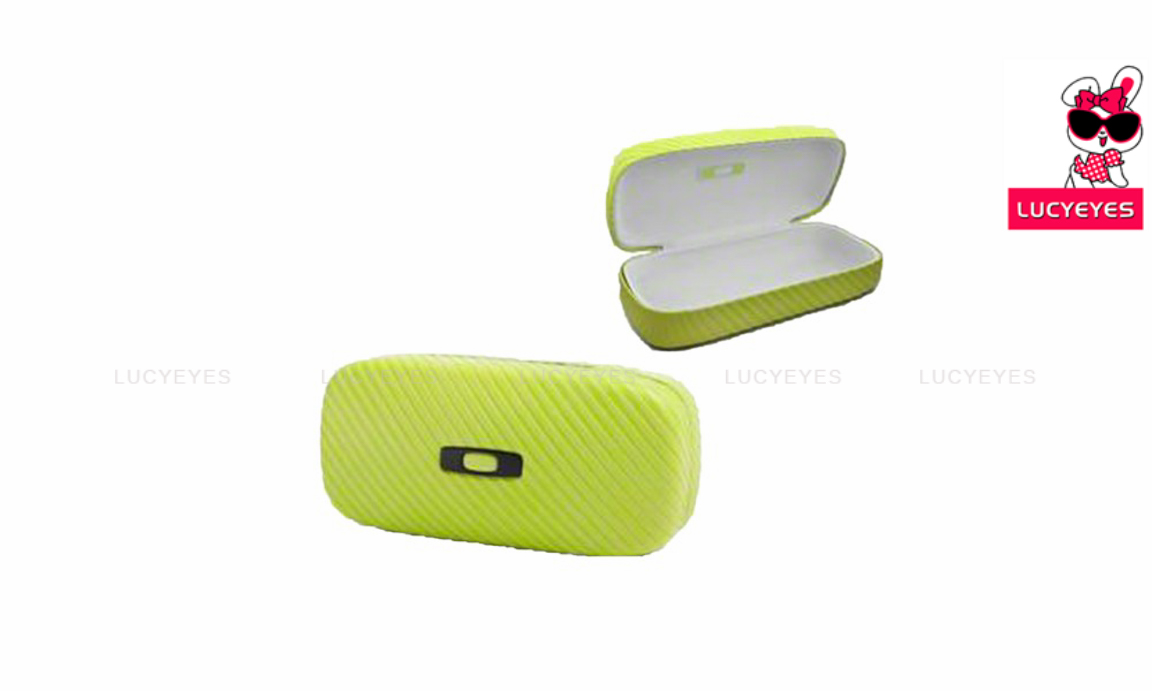 SQUARE O HARD SUNGLASS CASE - NEON YELLOW
