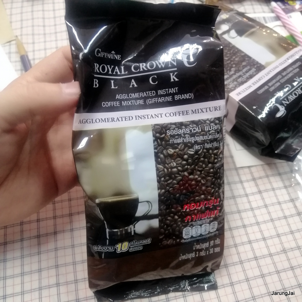Giffarine ROYAL CROWN BLACK COFFE กาแฟดำ รอยัล คราวน์ แบลค กิฟฟารีน กาแฟ กาแฟสำเร็จรูป กาแฟเกล็ด