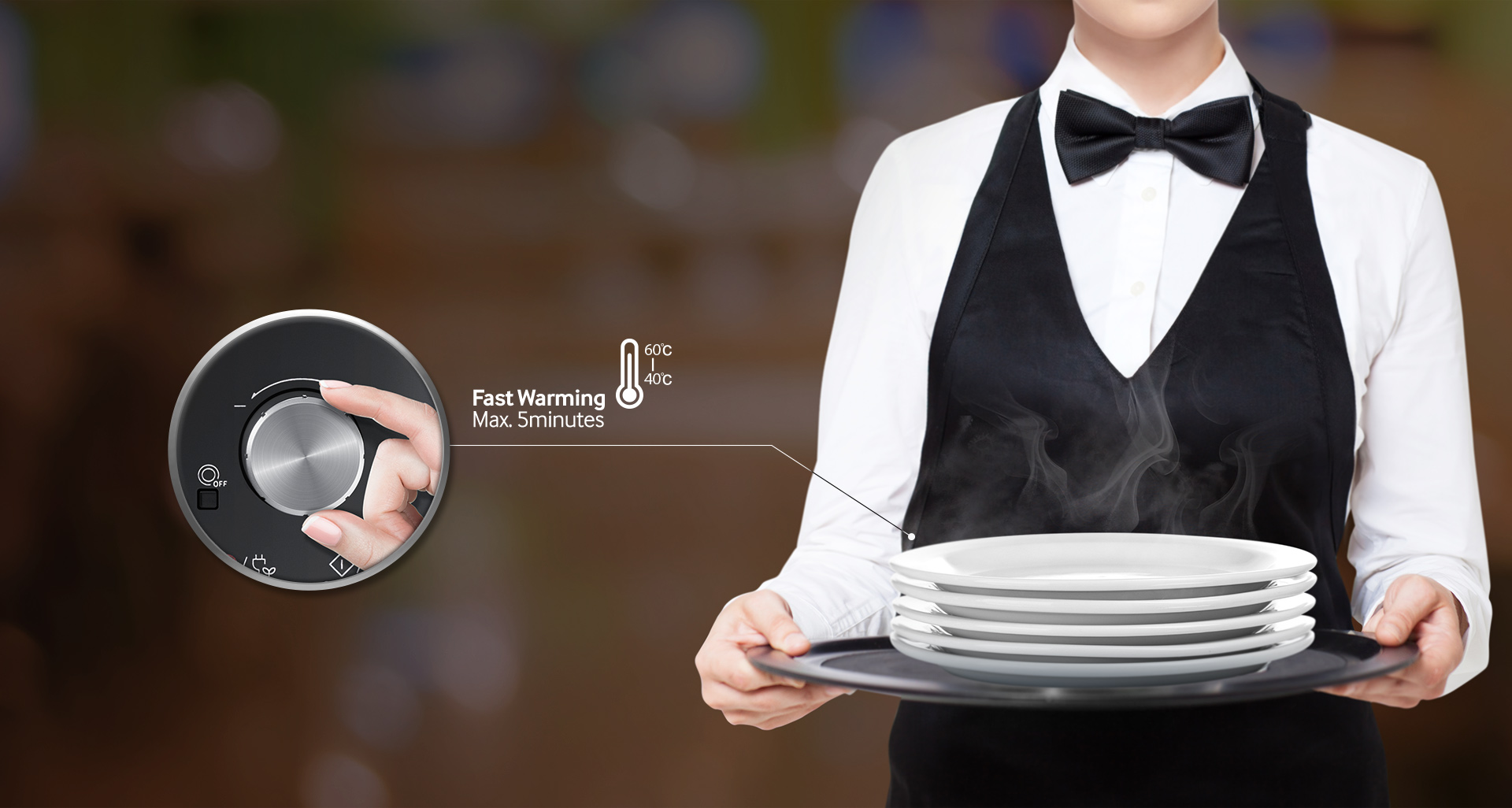 ไมโครเวฟ อุ่นอาหาร Samsung 28 ลิตร MS28J5255UB/ST