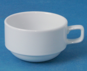 Coffee Cup Stackable,แก้วกาแฟ,ถ้วยกาแฟ(แบบซ้อนกันได้) ความจุ 0.20L.เซรามิคพอร์ซเลน Ceramics Porcelain รุ่น P0231 ทีอาร์พี.เทเบิ้ลแวร์ไทย Trp.Tablewarethai