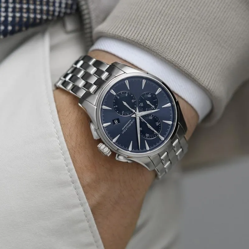 Hamilton H32586141 นาฬิกาผู้ชาย JAZZMASTER AUTO CHRONO Men's Watch