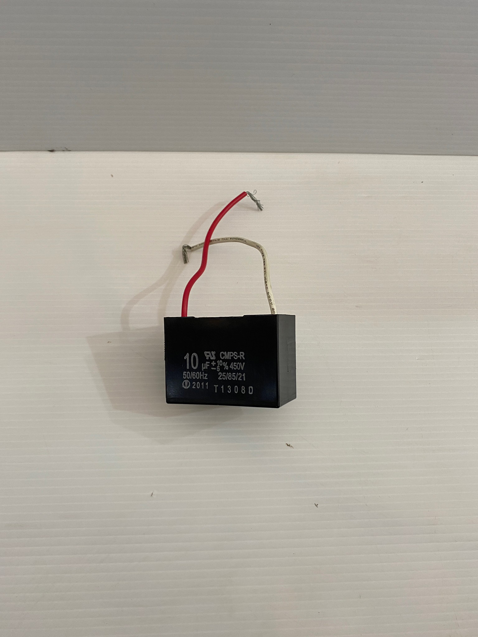 คาปาซิเตอร์ 10uF 450v. (คอนเดนเซอร์) ปั๊มมิซซูบิชิ 450w 10MFD