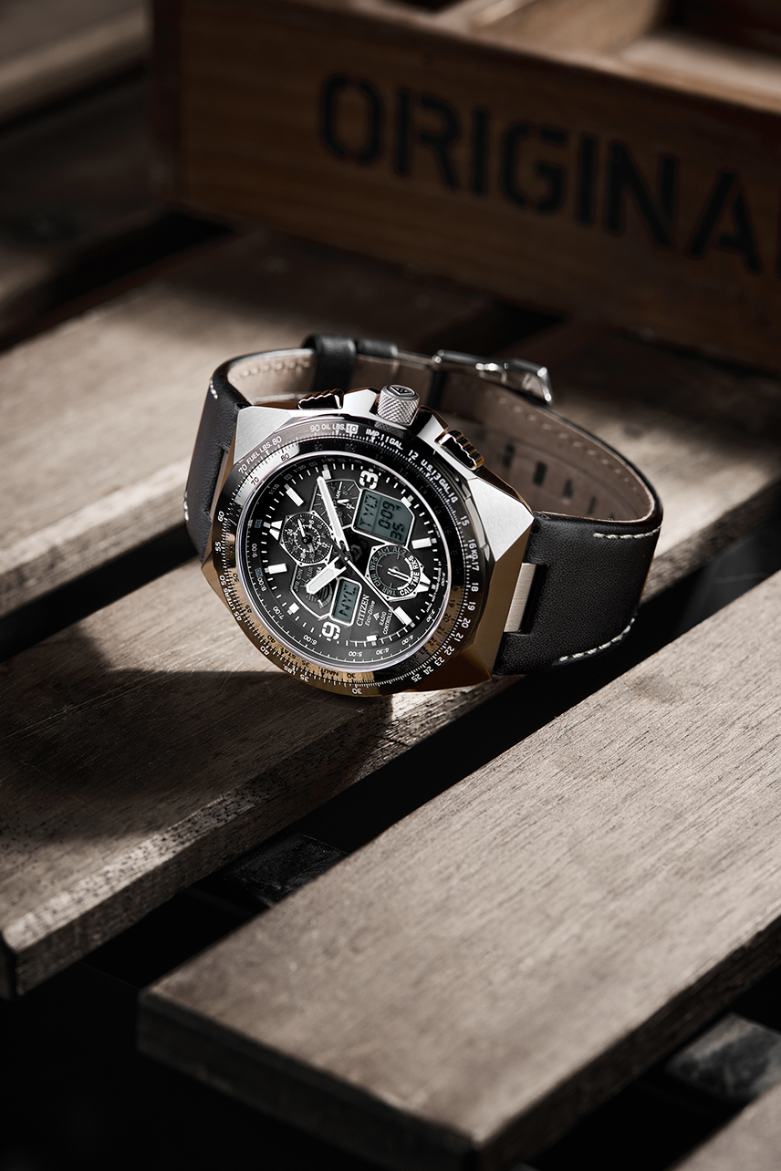 Citizen JY8149-05E นาฬิกาผู้ชาย Eco-Drive Promaster Skyhawk Radio-Controlled Men's Watch