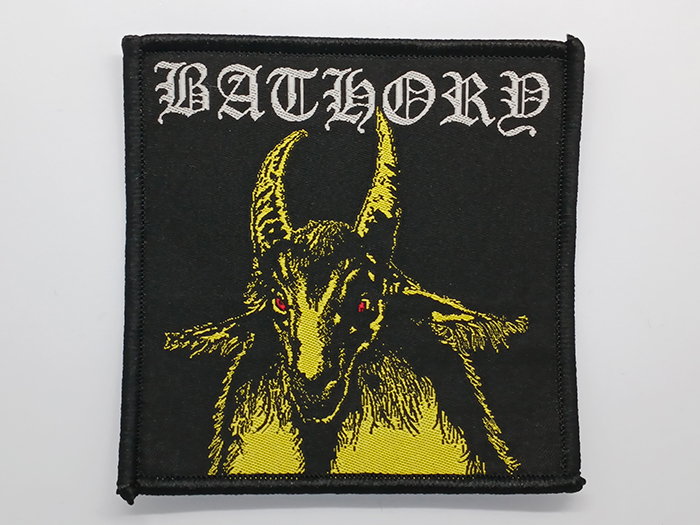 BATHORY 'Yellow Goat' Woven Patch อาร์มแบบทอ