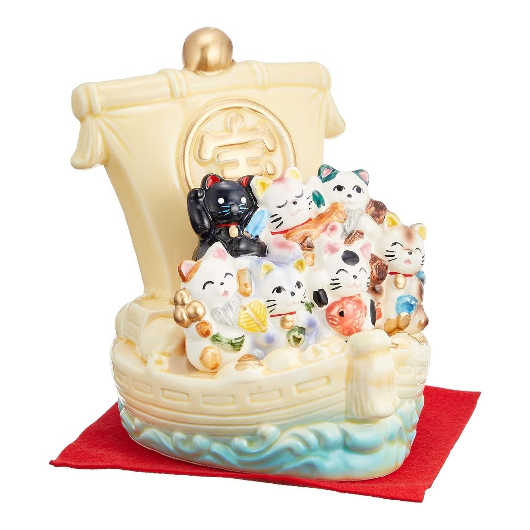 [PRE-ORDER] เทพเจ้าแมว 7 เทพเจ้าแห่งโชคลาภของญี่ปุ่น Seven Lucky Cat Gods of Fortune งานเซรามิก เสริมดวง ของมงคลญี่ปุ่น นำเข้าจากญี่ปุ่น