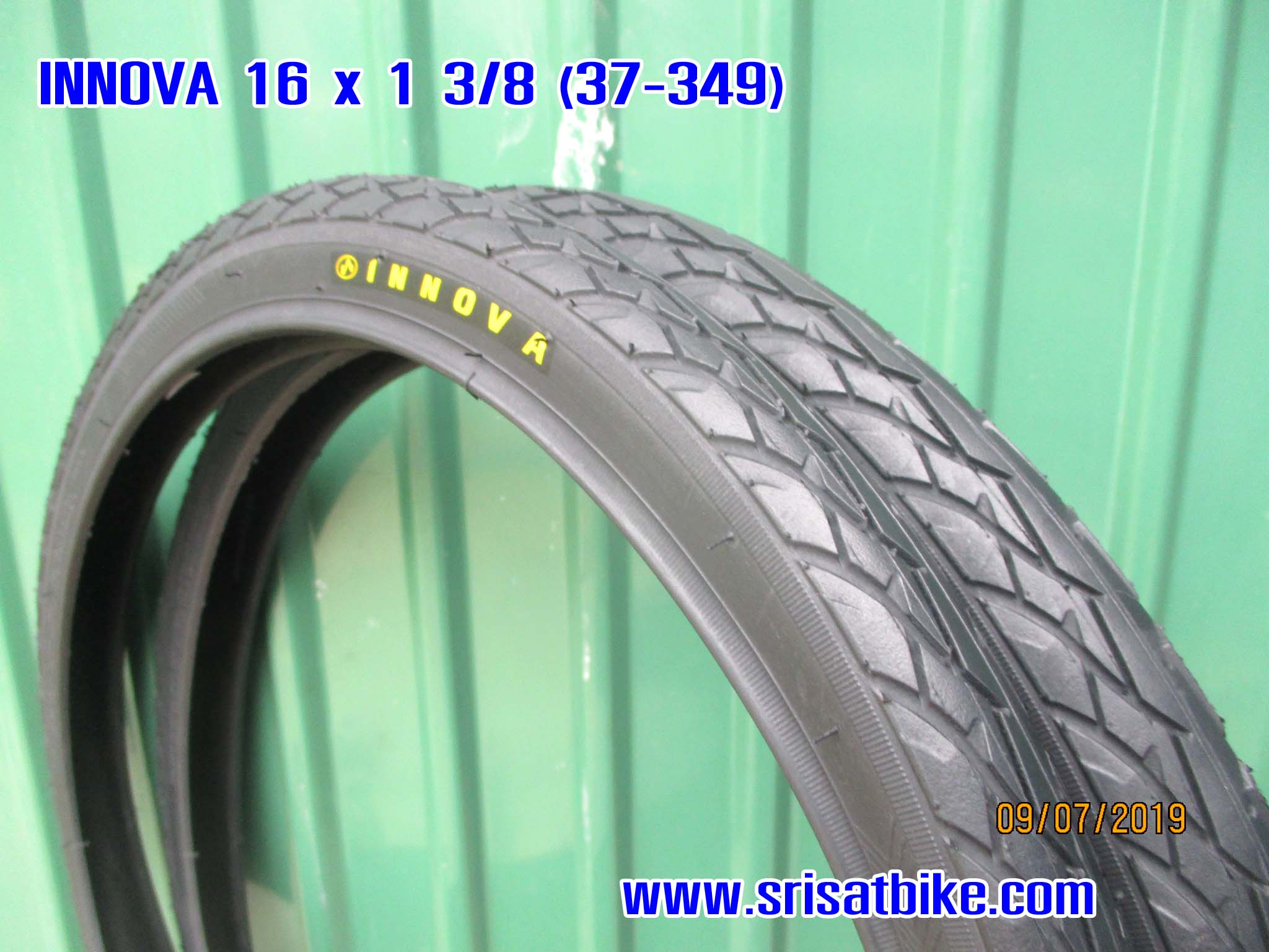 ยางจักรยาน 16 x 1 3/8 INNOVA พร้อมยางใน 2 เส้น <ส่งฟรีEMS >