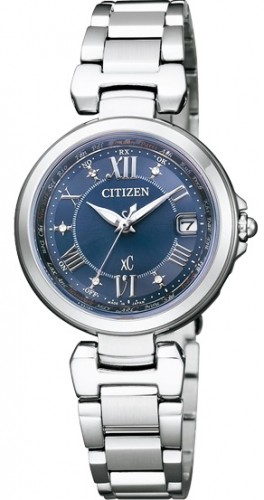 Citizen EC1030-50L นาฬิกาข้อมือผู้หญิง Eco-Drive xC Happy Flight Radio-Controlled World Time Japan Made Women's Watch