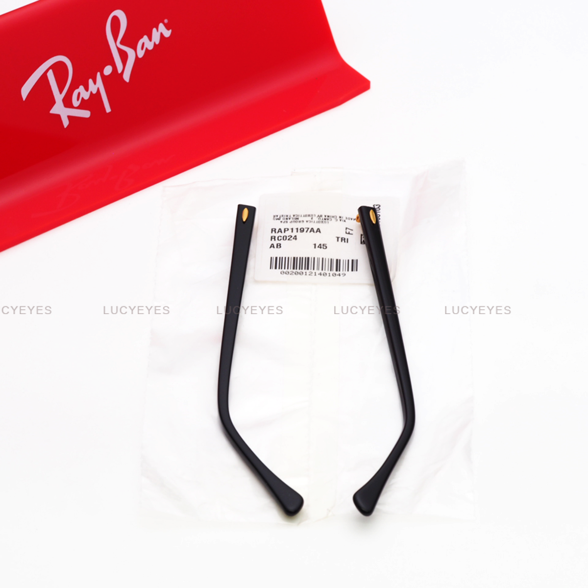ขาแว่น RAYBAN แท้ 100% RB3016 CLUBMASTER สีดำ
