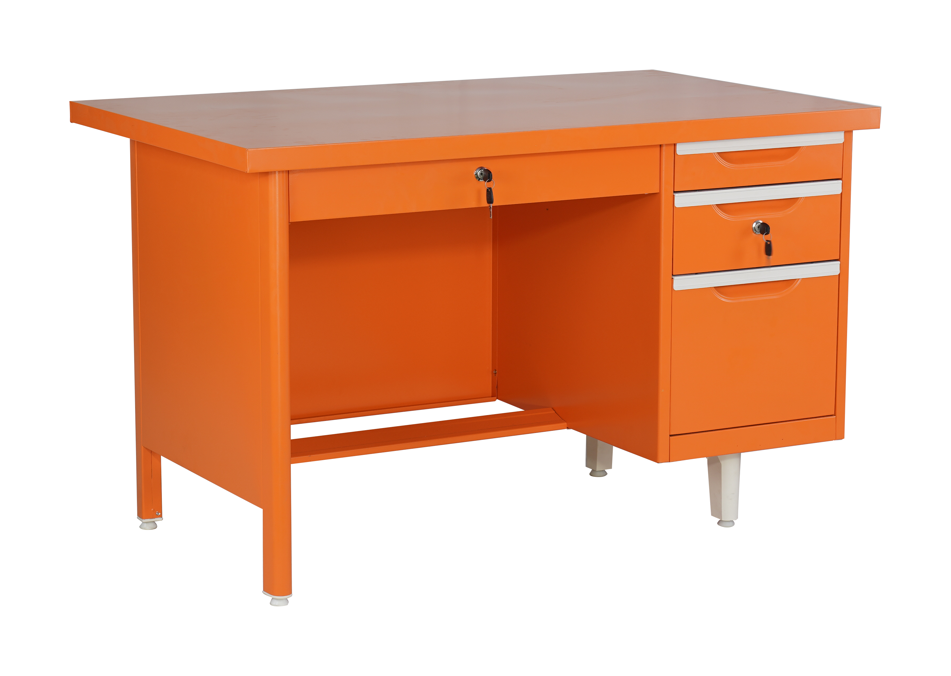 โต๊ะเหล็ก 4ฟุต(หน้าสีพ่น)