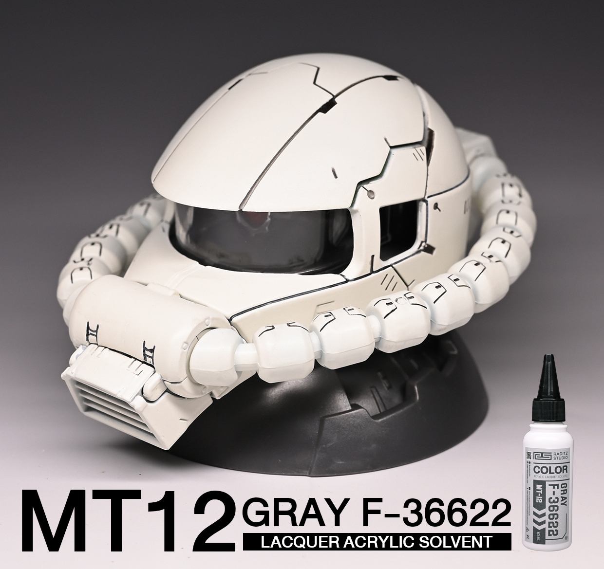 MT12 Gray F-36622 [มันเงา]