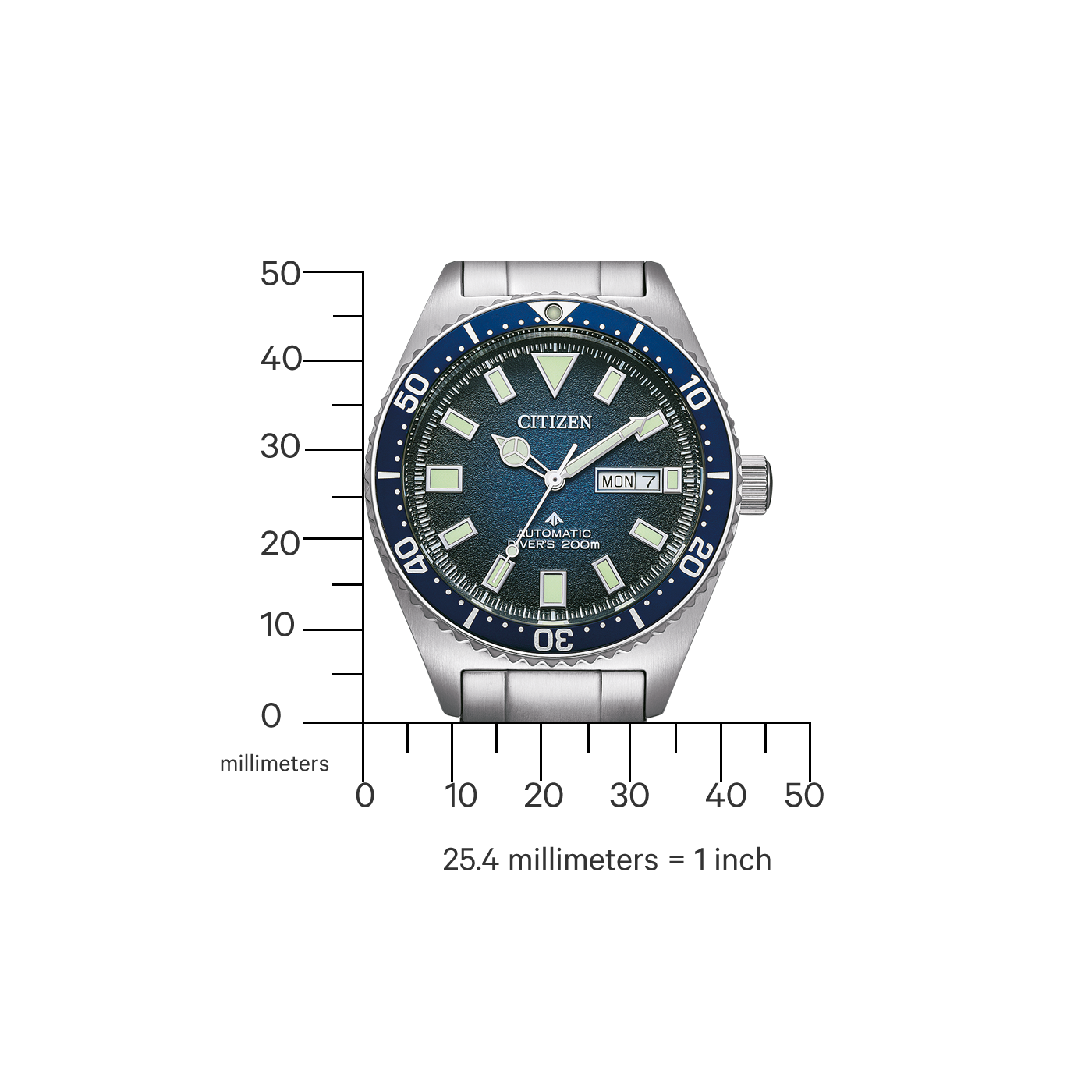 Citizen NY0129-58L นาฬิกาผู้ชาย Promaster Automatic Men's Watch