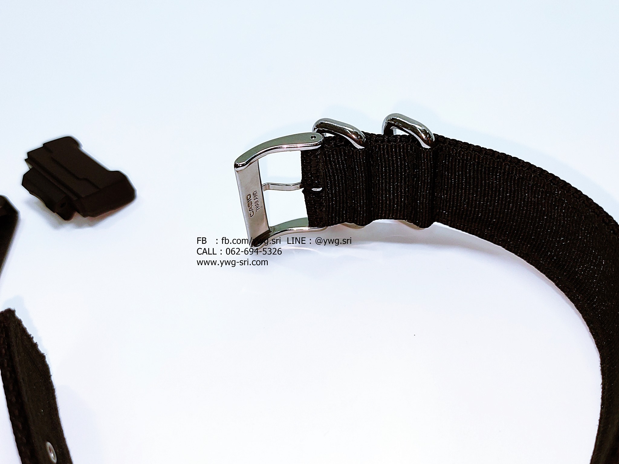 กรอบสาย G-SHOCK แท้✅ สายผ้าสีดำ ใส่ได้รับรุ่น GA-100 ,GA-110 ,GA-120 ,GAX-100,GD-100 ,GD-120