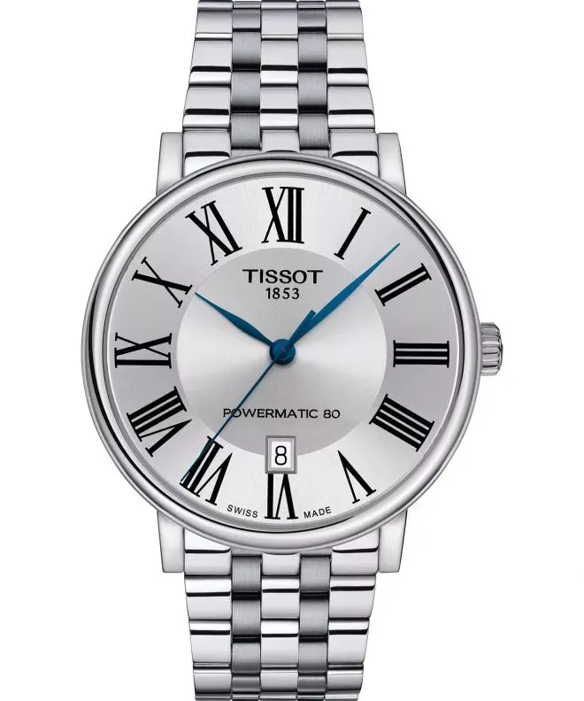 Tissot T122.407.11.033.00 นาฬิกาผู้ชาย Powermatic 80 Men's Watch