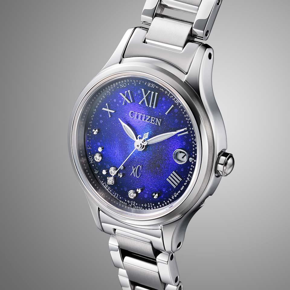 Citizen ES9490-95L นาฬิกาผู้หญิง Citizen xC hikari Radio-Controlled Eco-Drive UNITE with BLUE Limited 1200Pcs Women's Watch