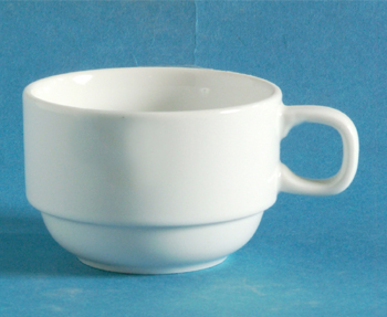 Coffee Cup Stackable,แก้วกาแฟ,ถ้วยกาแฟ(แบบซ้อนกันได้) ความจุ 0.20L.เซรามิคพอร์ซเลน Ceramics Porcelain รุ่น P0298 ทีอาร์พี.เทเบิ้ลแวร์ไทย Trp.Tablewarethai