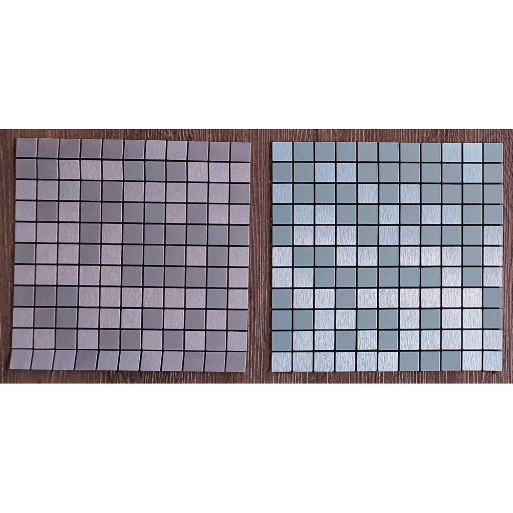 โมเสกอลูมิเนียม มีกาวในตัว ขนาด 30x30 ซม.