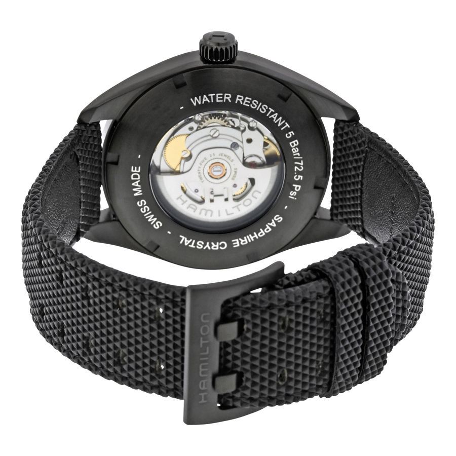 Hamilton H70695735 นาฬิกาผู้ชาย Hamilton รุ่น H70695735, Khaki Field Day Date Automatic Men's Watch