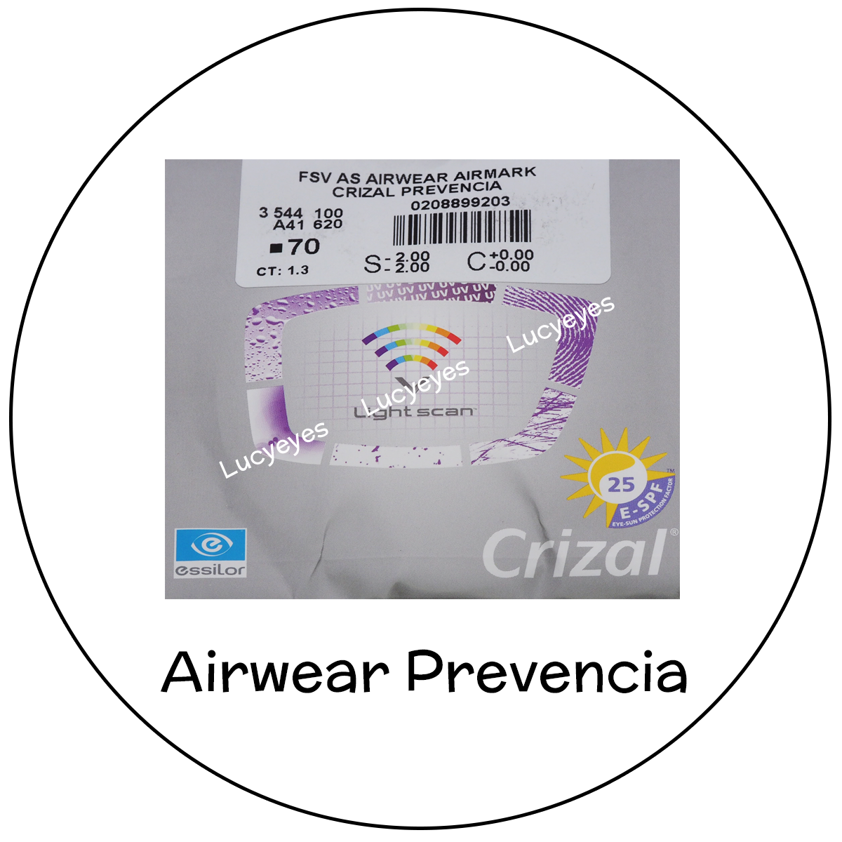 เลนส์ Essilor Airwear Prevencia