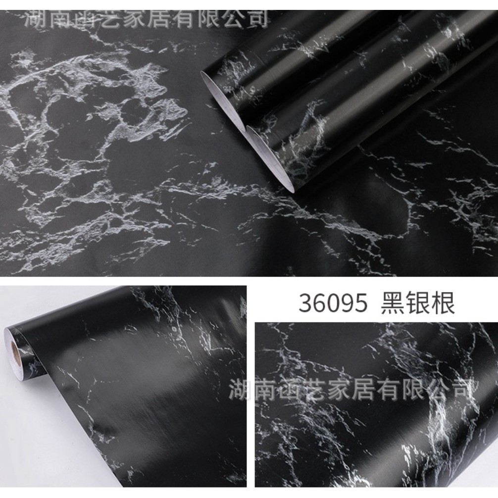 วอลเปเปอร์ติดผนัง ลายหินอ่อนและลายอื่นๆ มีกาวในตัว ติดได้ด้วยตัวเอง