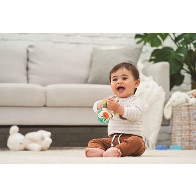 *แถมฟรี สายคล้องยางกัด ยืดหด* Infantino ยางกัดเม่น Hedgehog Teether