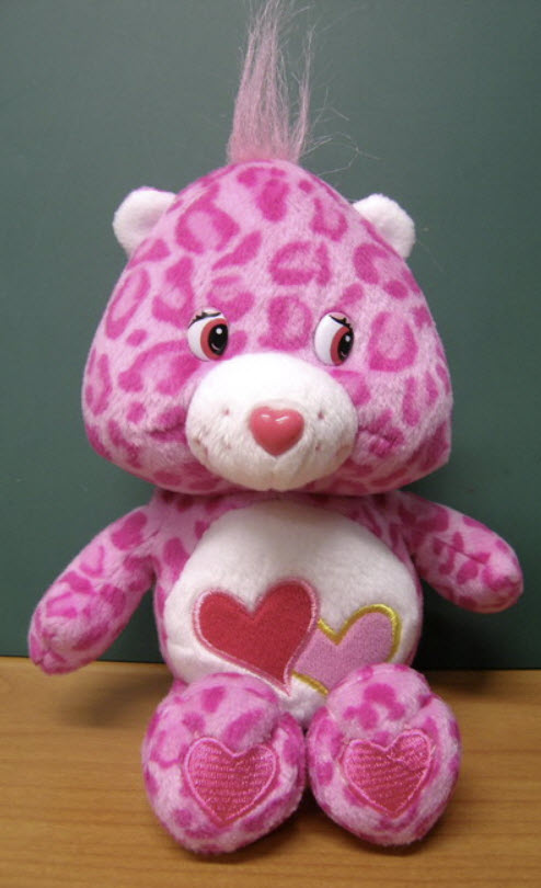Love-A-Lot Bear ลายสีชมพู ขนาด 8 นิ้ว (มือสอง)