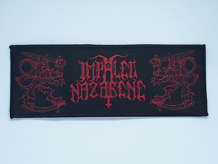 IMPALED NAZARENE 'Suomi Finland Perkele' Woven Patch (Strip) อาร์มแบบทอ