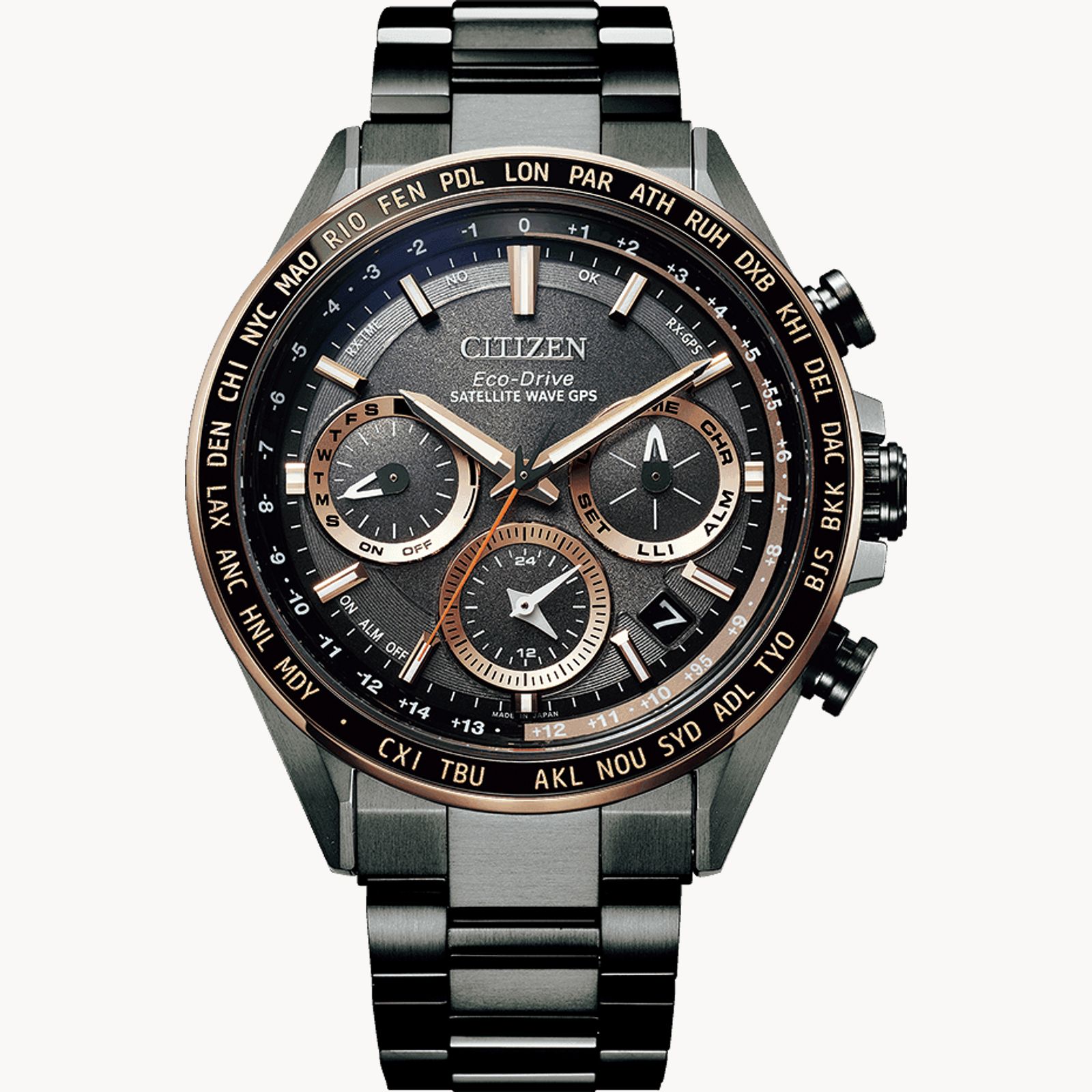 Citizen CC4016-67E นาฬิกาผู้ชาย ATTESA Sattellite Wave GPS Super Titanium Eco-Drive Men's Watch