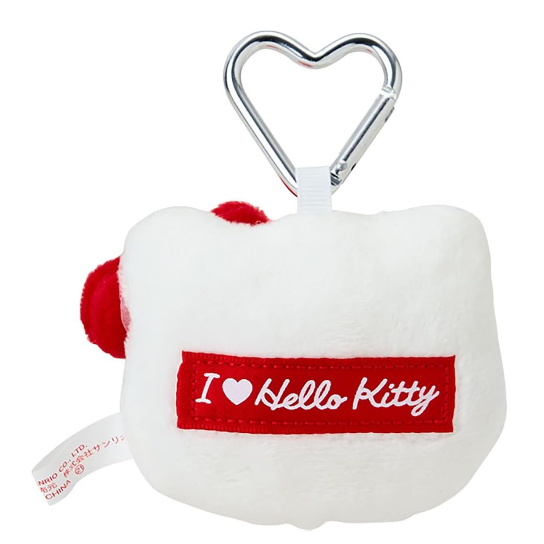 [PRE-ORDER] พวงกุญแจ คิตตี้ ข้อรูปหัวใจ I Love Hello Kitty Face Keychain サンリオ フェイス形マスコットホルダー ハローキティ レッド 087181