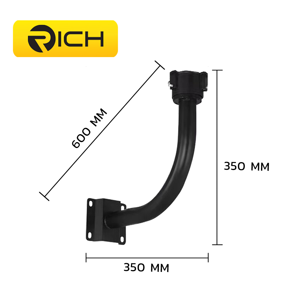 เสาไฟแขนยึดผนัง POLE GARDEN LIGHT UFO SOLAR SPACE