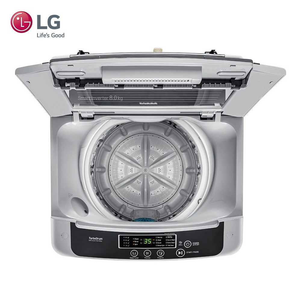 [ผ่อน0%10ด] LG เครื่องซักผ้าฝาบน 8 KG รุ่น T2108VSPM8