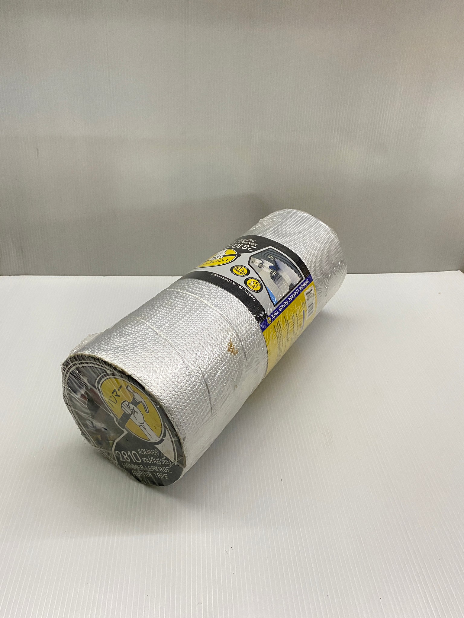 Hammer เทปอลูมิเนียมกันรั่วซึม ทน UV ขนาด 300มม.x3ม. #2810 (สำหรับพื้นผิวขรุขระ-600PSI) ของแท้ 100%