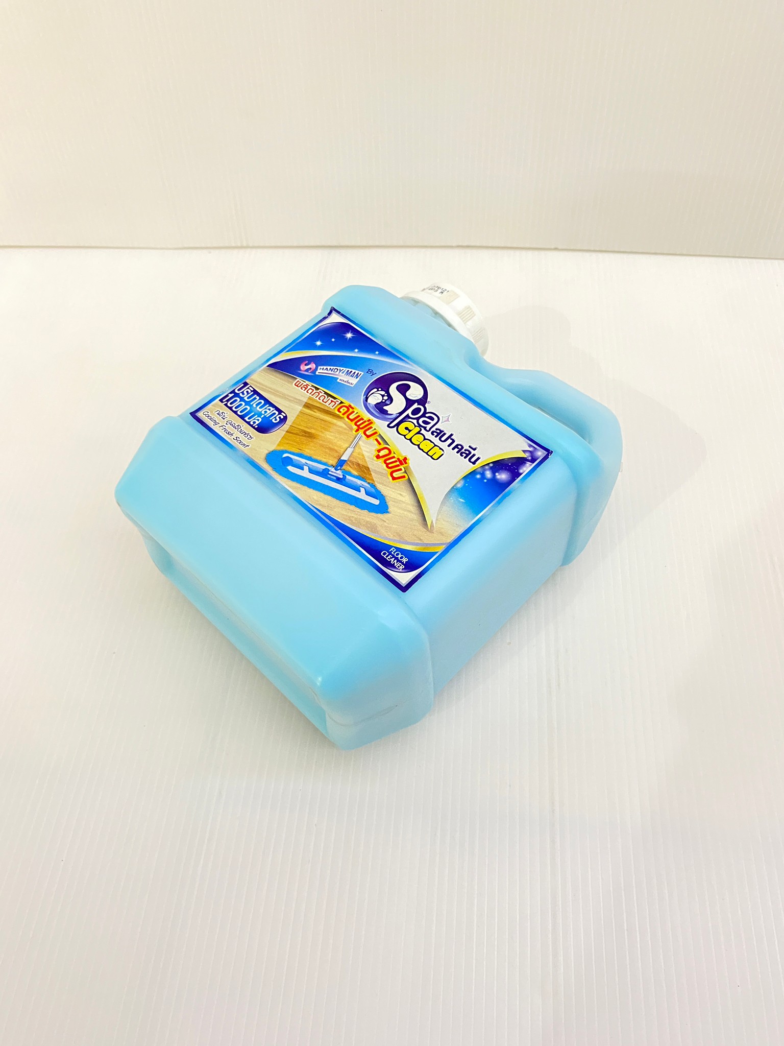 SPA CLEAN สปาคลีน ผลิตภัณฑ์ดันฝุ่น-ถูพื้น น้ำยาดันฝุ่น สีฟ้า คูลลิ่งเฟรช Cooling Fresh 1,000ml.