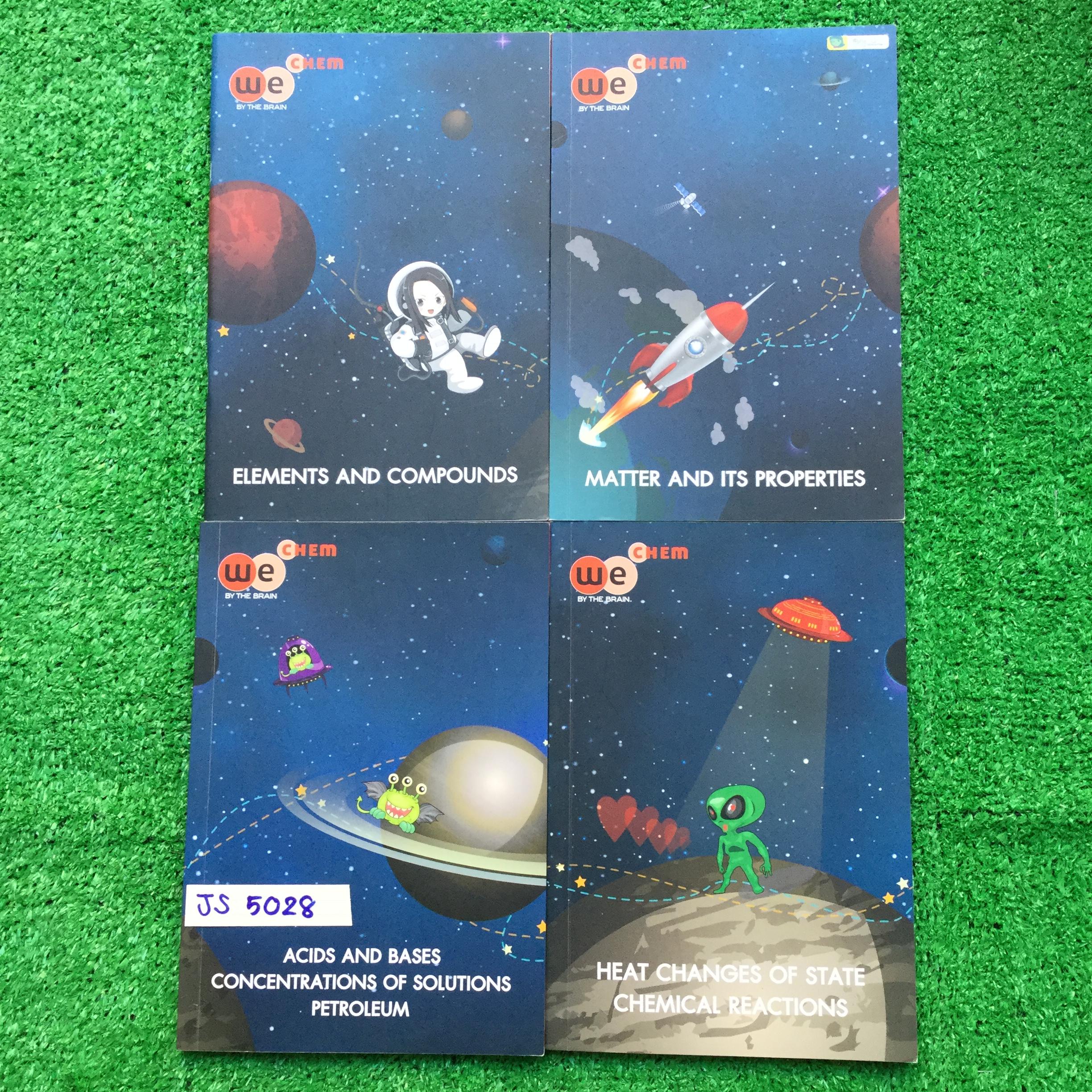 JS5028 [The brain เดอะเบรน] เคมี ม.ต้น พิมพ์สีทั้งเล่ม มีเนื้อหาและแบบฝึกหัด แบบเติมคำ แบบเขียน และแบบตัวเลือก จดครบ ละเอียด ลายมือสวย แบบฝึกหัดแบบตัวเลือกเฉลยเฉพาะที่สอนในห้อง มีหลายๆข้อให้ทำเองและไม่มีเฉลยให้ ขาย 1900฿