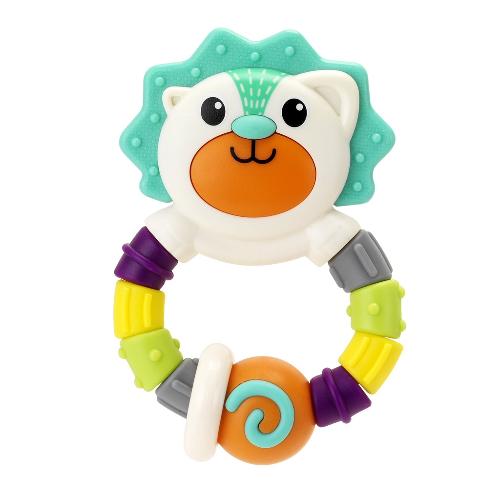 *แถมฟรี สายคล้องยางกัด ยืดหด* Infantino ยางกัดเม่น Hedgehog Teether