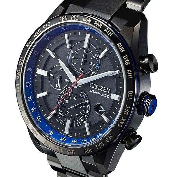 Citizen AT8185-97E นาฬิกาผู้ชาย Nissan Fairlady Z Collaboration 35th Anniversary Limited Edition 1700Pcs. Attesa Radio Controlled Eco-Drive Titanium Men's Watch